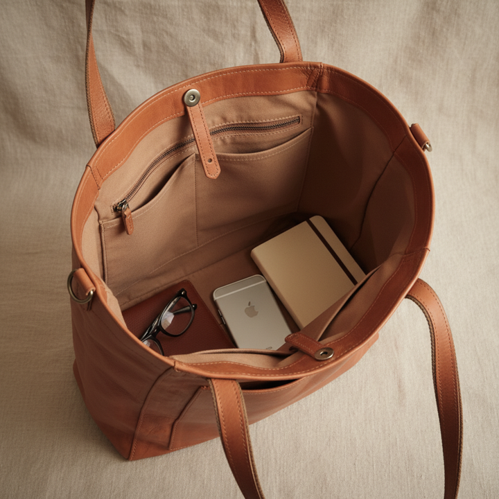 Ambrogina Borsa a Tracolla Donna in Pelle, photo 8