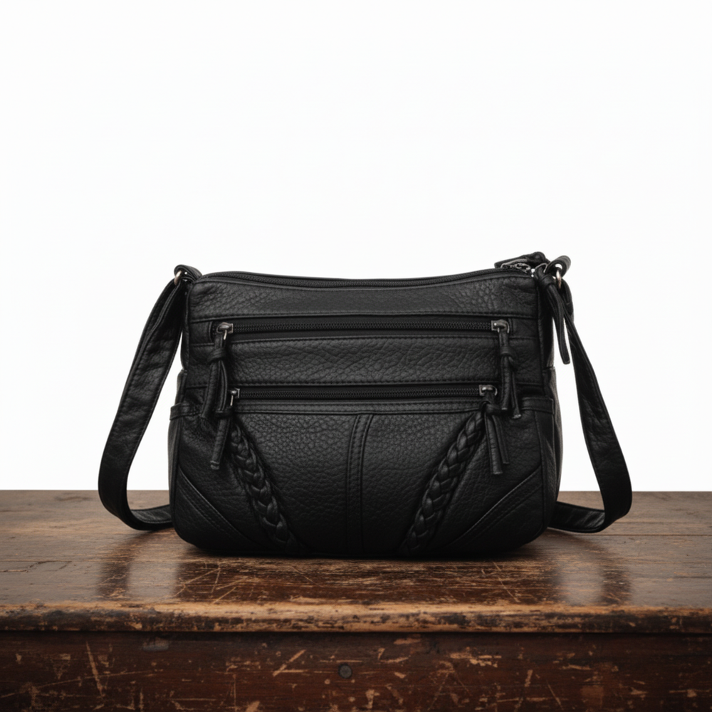 Andreina Borsa a Tracolla Donna in Pelle in Caramel, photo 2