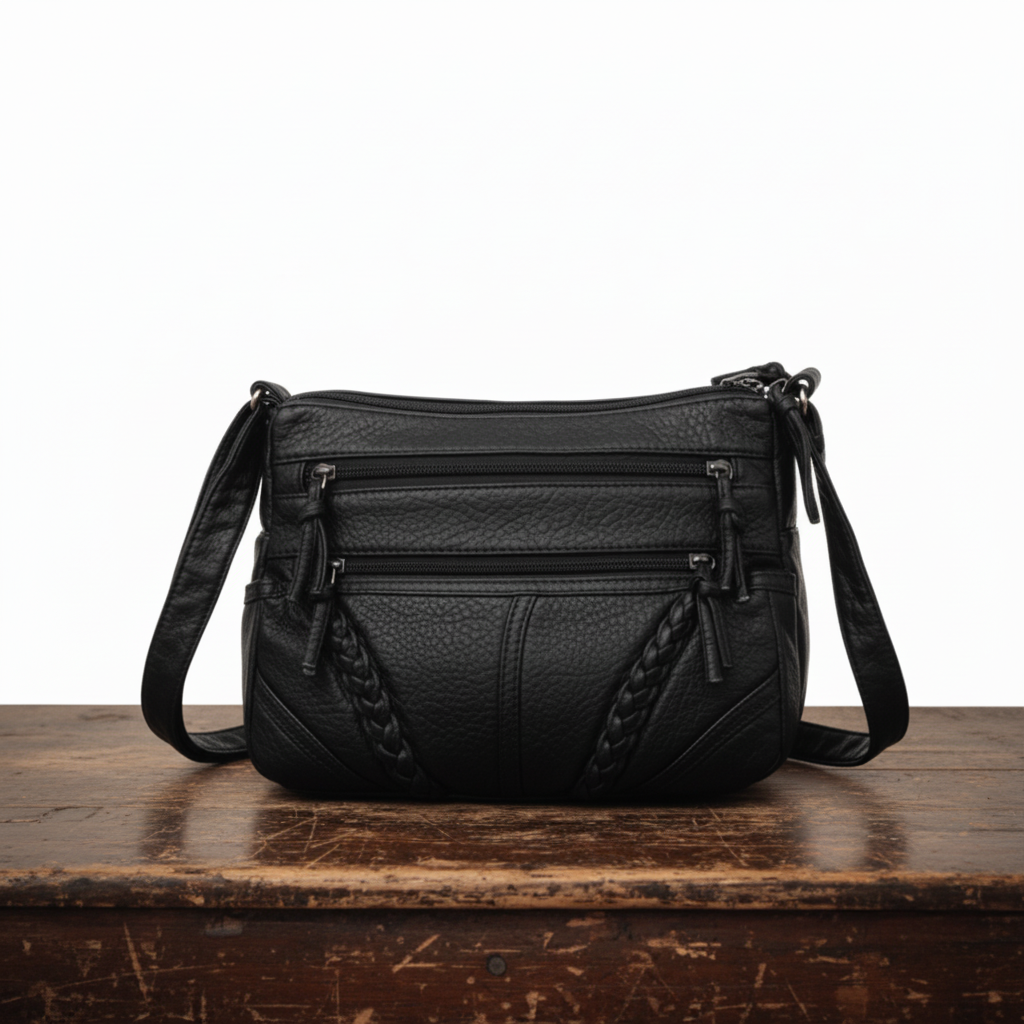 Andreina Borsa a Tracolla Donna in Pelle in Caramel, photo 2