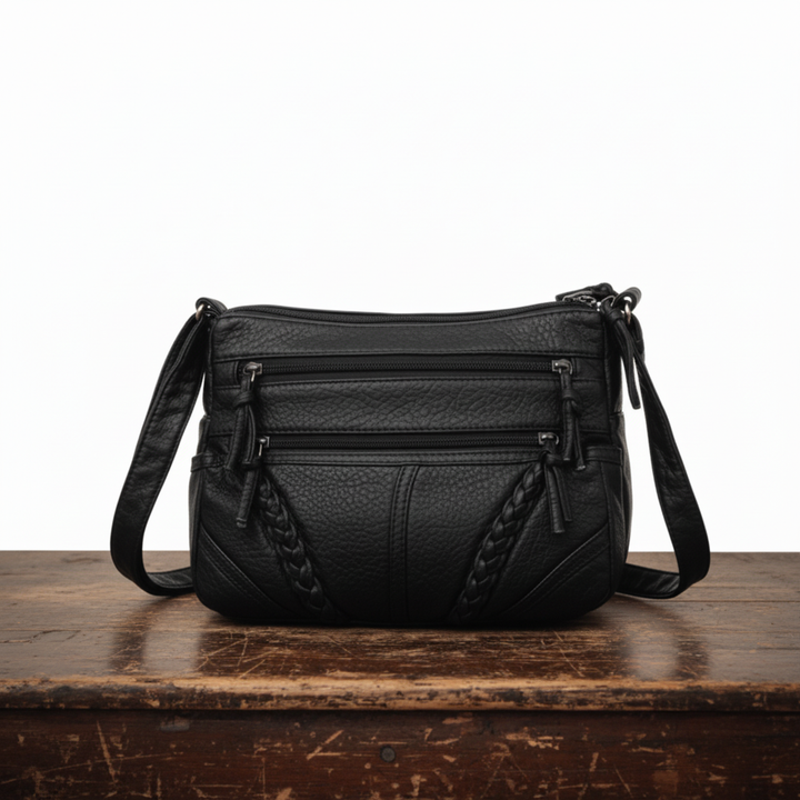 Andreina Borsa a Tracolla Donna in Pelle in Caramel, photo 2
