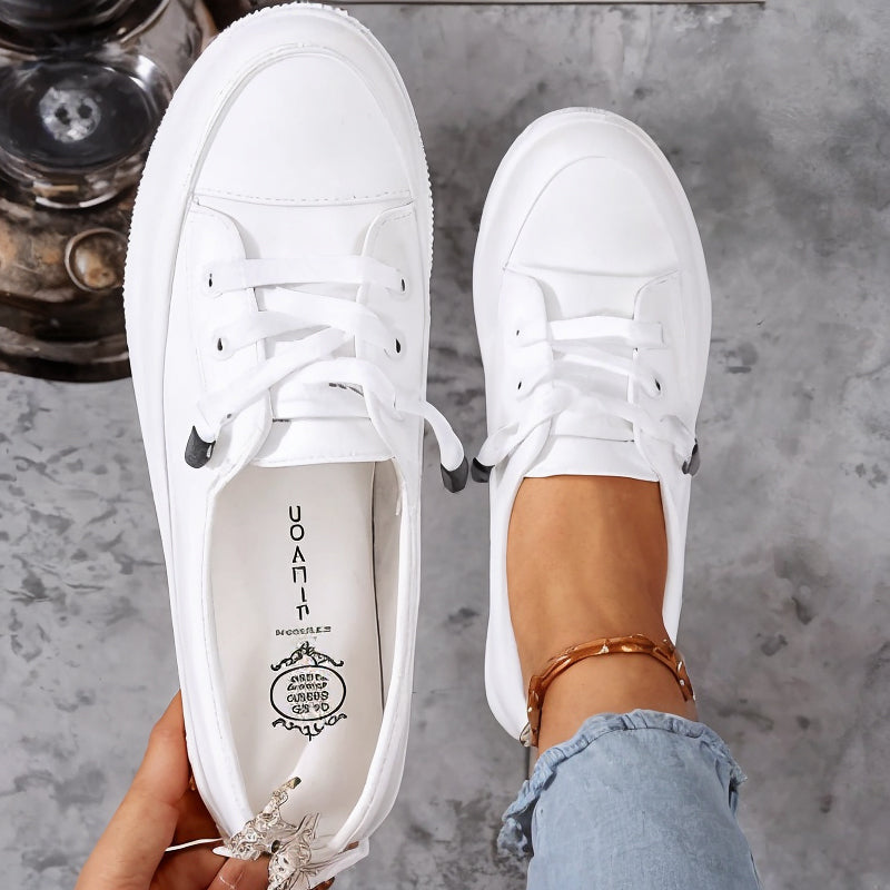 Basilia Sneakers Donna in Bianco, photo 4