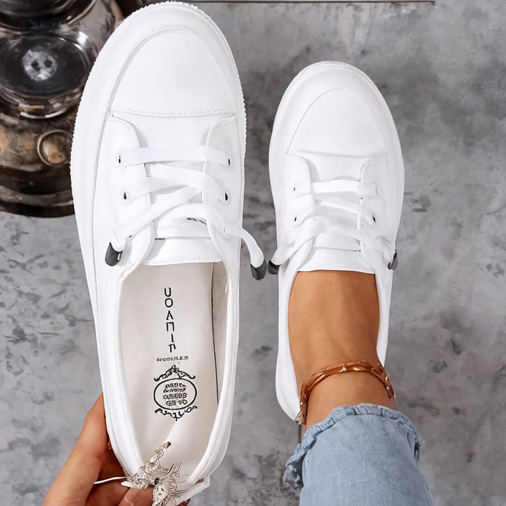 Basilia Sneakers Donna in Bianco, photo 4