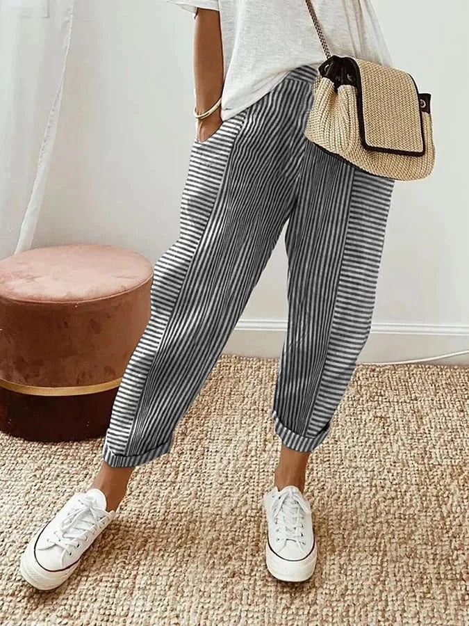 AMYNELLE – PANTALONI LEGGERI E FLATTERING