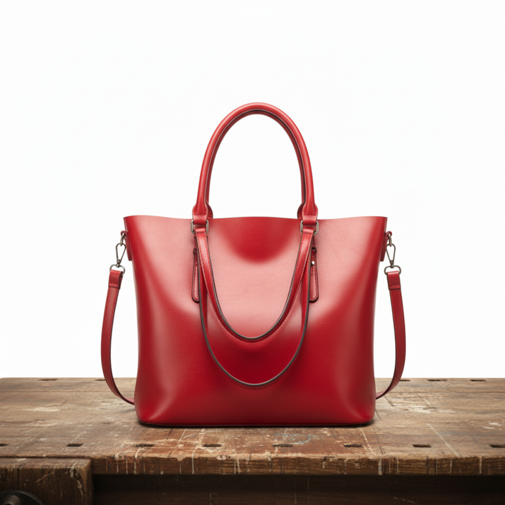 Climene Borsa a Tracolla Donna in Pelle in Caramel, photo 4