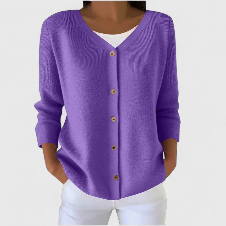 Cloe Cardigan Donna in Verde, photo 1