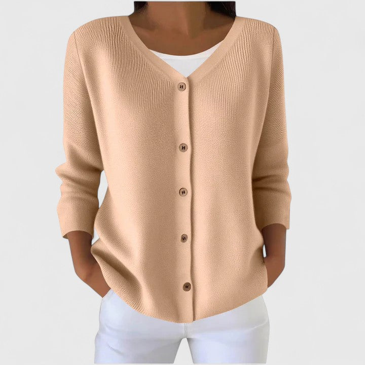 Cloe Cardigan Donna in Verde, photo 3