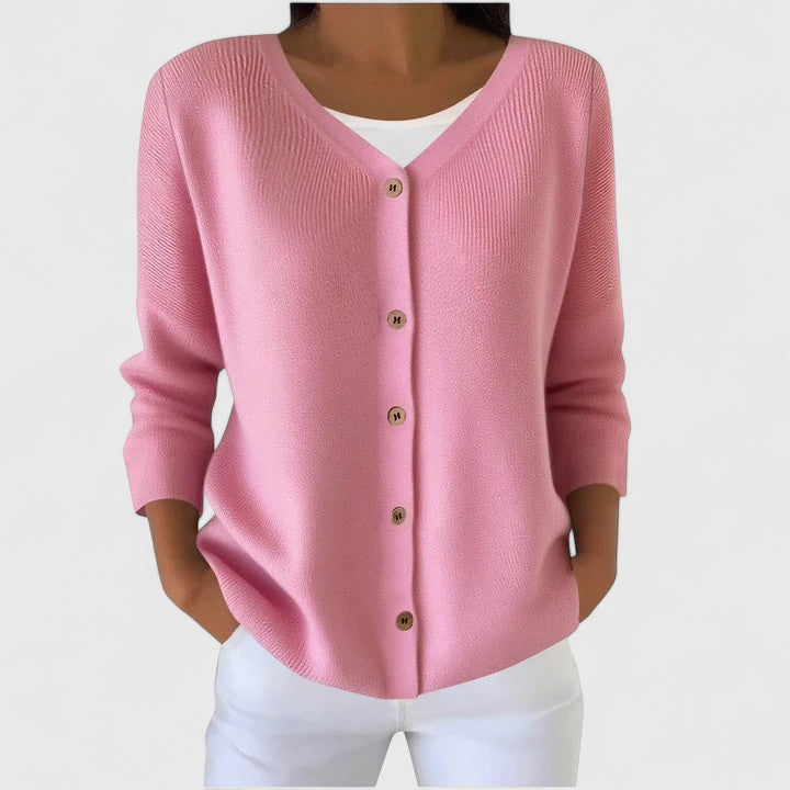 Cloe Cardigan Donna in Verde, photo 6