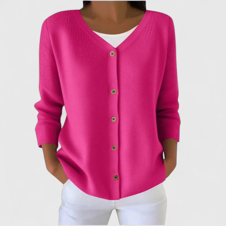 Cloe Cardigan Donna in Verde, photo 7