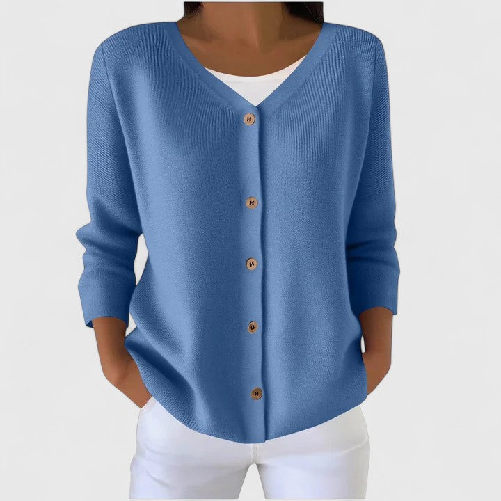 Cloe Cardigan Donna in Verde, photo 9