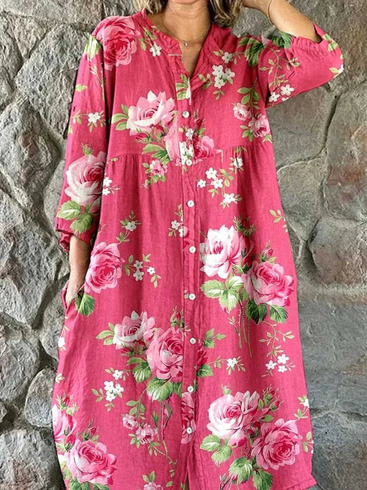 Nira | Artistic Floral Dress