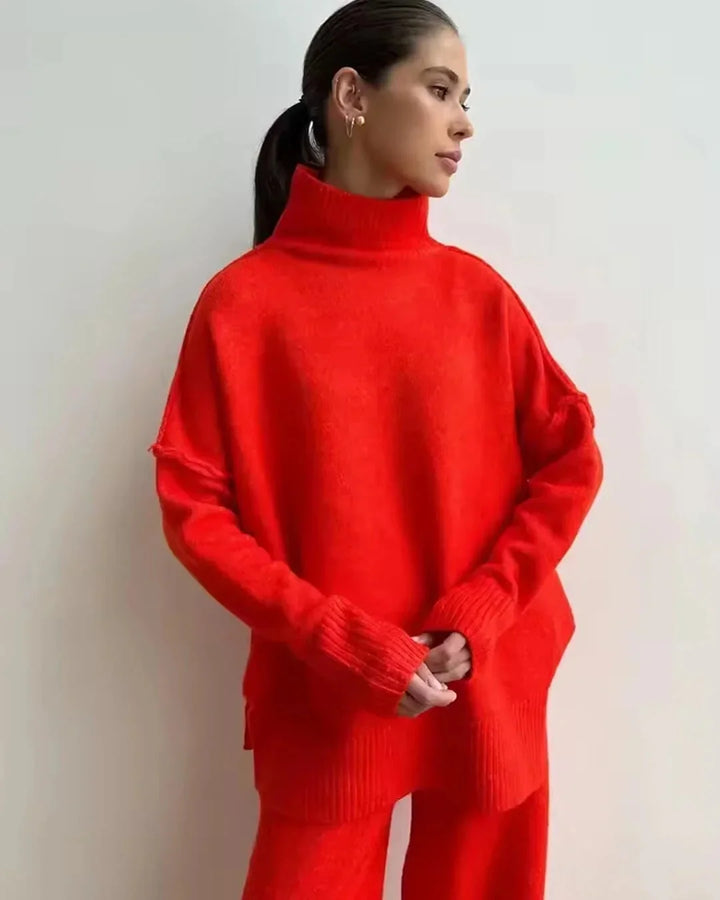 Completo con collo alto da donna a vestibilità ampia e confortevole