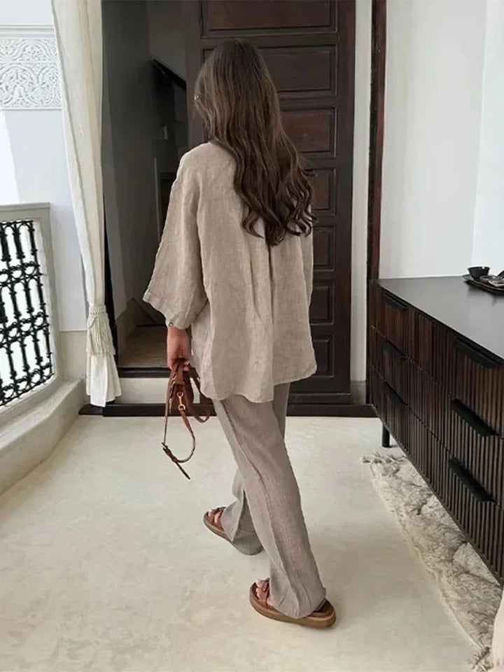 Completo due pezzi donna confortevole con stile versatile