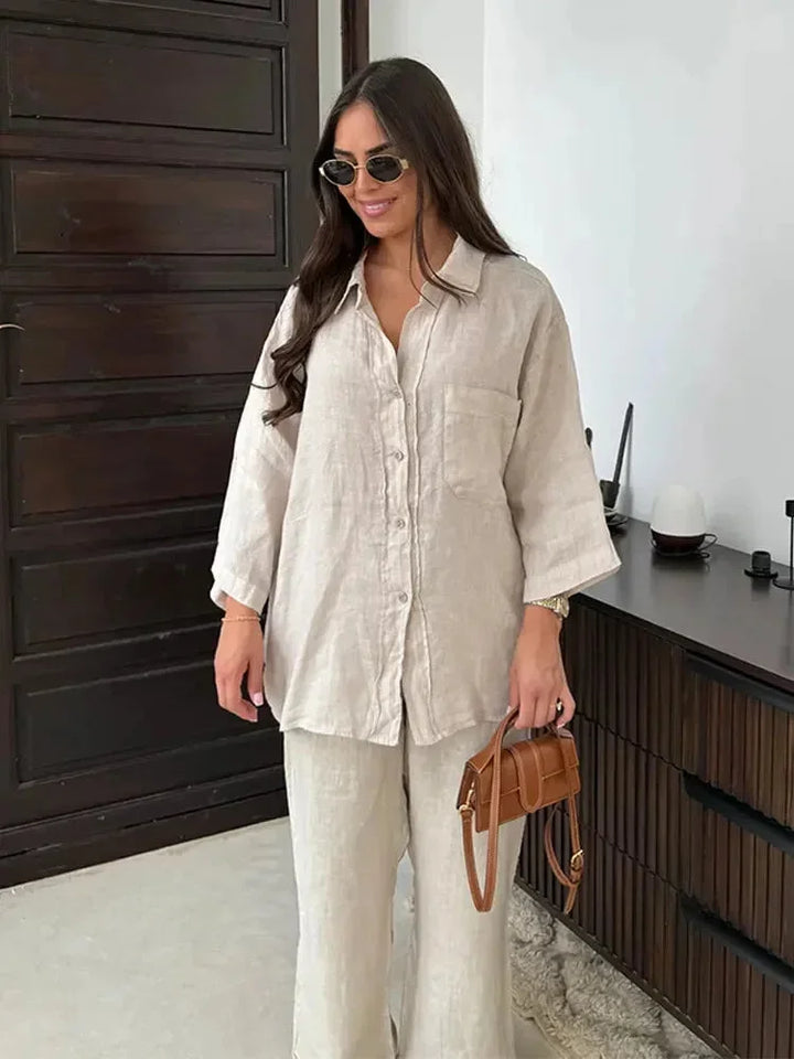 Completo due pezzi donna confortevole con stile versatile