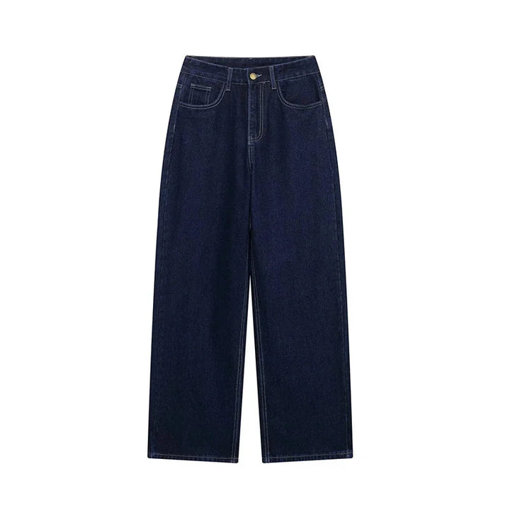 Completo donna blazer e pantaloni in denim con cintura
