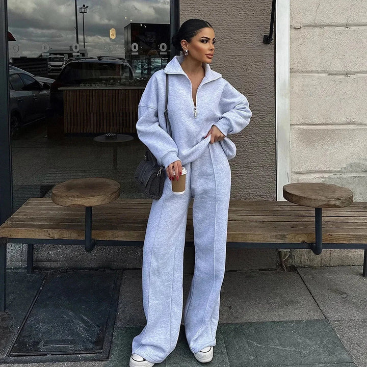 Completo pantalone e felpa da donna