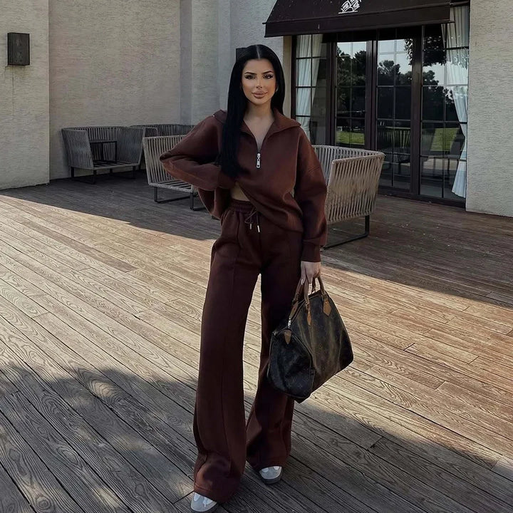 Completo pantalone e felpa da donna