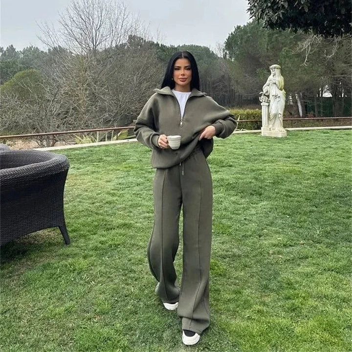 Completo pantalone e felpa da donna