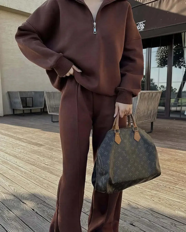 Completo pantalone e felpa da donna