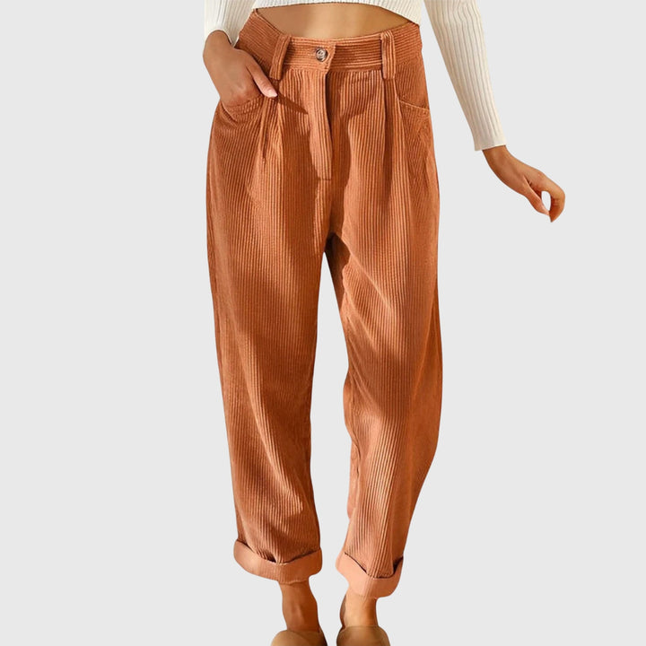 Ubalda | Pantaloni Donna in Velluto a Coste