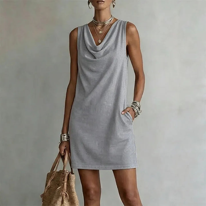 Gioconda Abito Donna in Lunghezza Mini con Tasche, photo 7