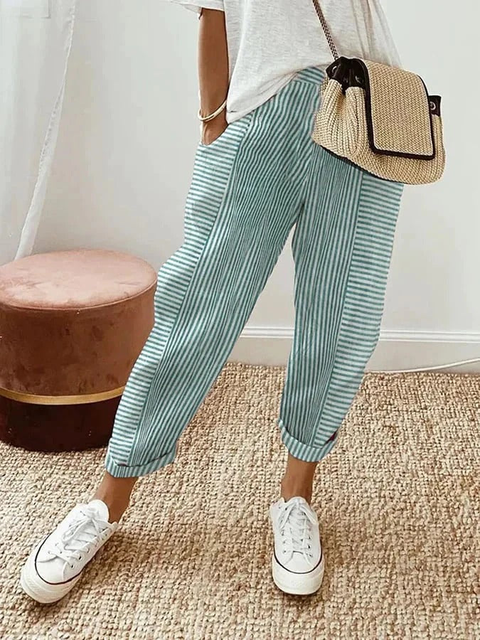 AMYNELLE – PANTALONI LEGGERI E FLATTERING