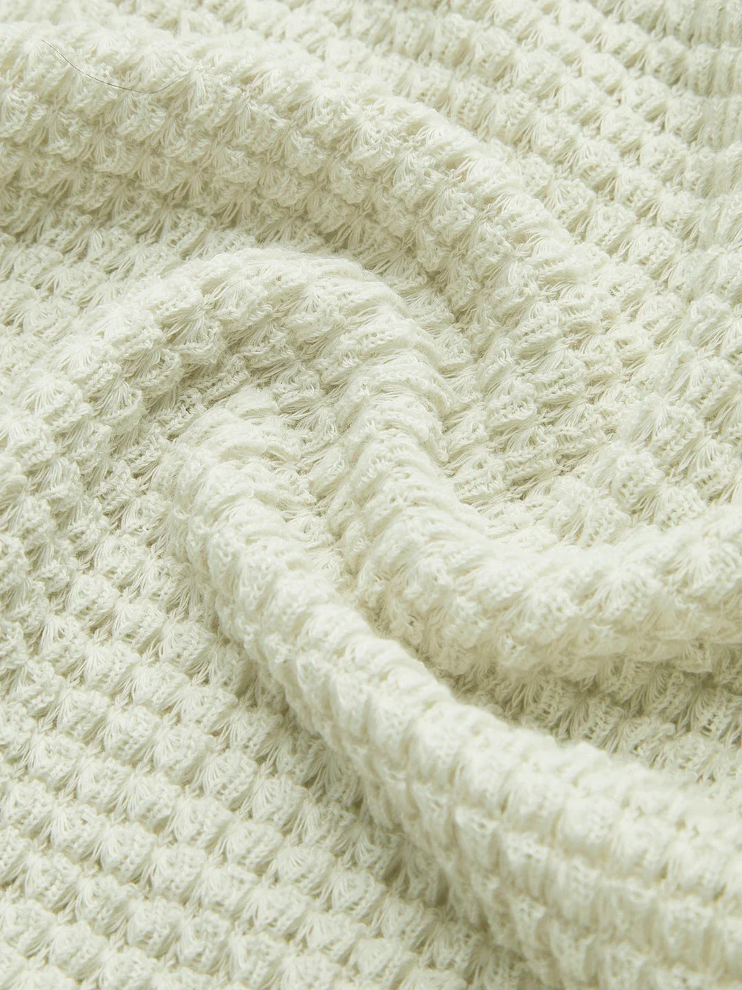 Top a maniche lunghe in maglia testurizzata