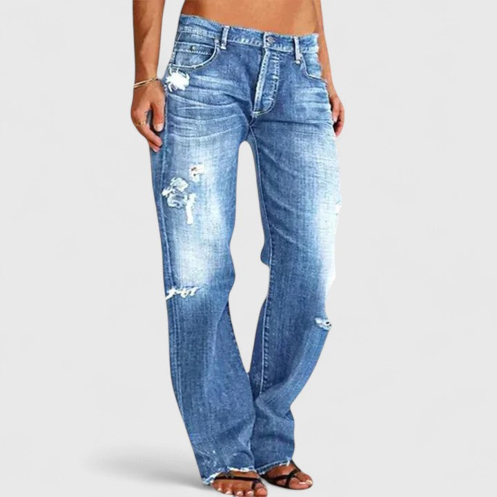 Adalberta | Pantaloni Donna in Denim Scuro