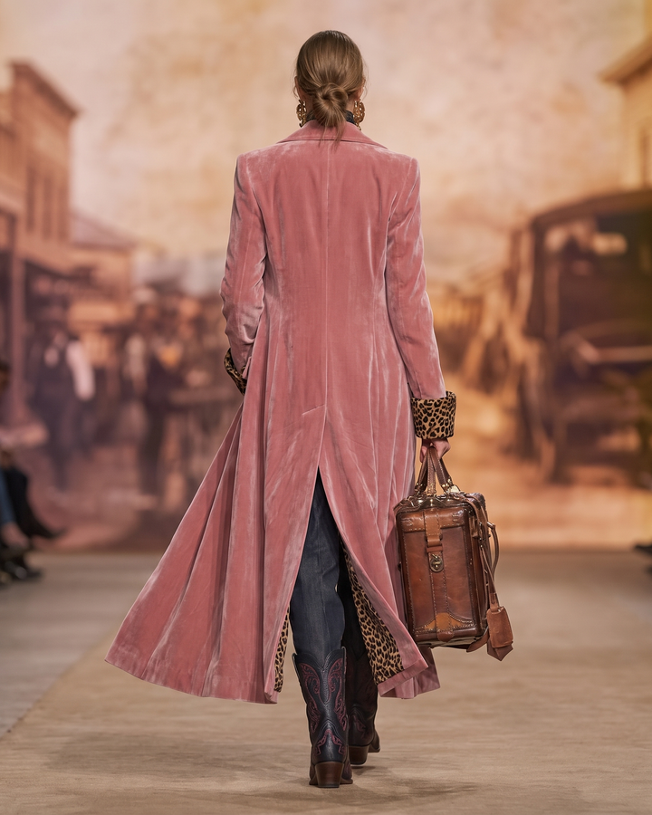 Isidora Cappotto Donna in Velluto, photo 2