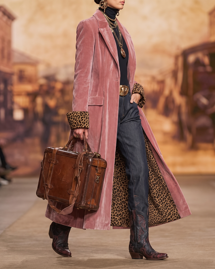 Isidora Cappotto Donna in Velluto, photo 4