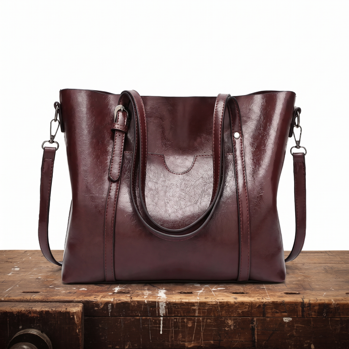 Lella Borsa a Tracolla Donna in Pelle in Marrone, photo 4