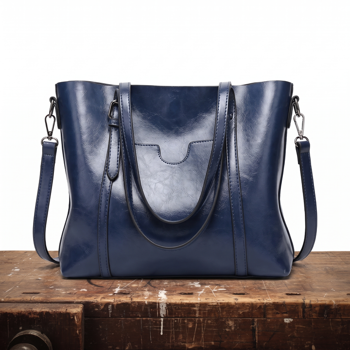 Lella Borsa a Tracolla Donna in Pelle in Marrone, photo 5