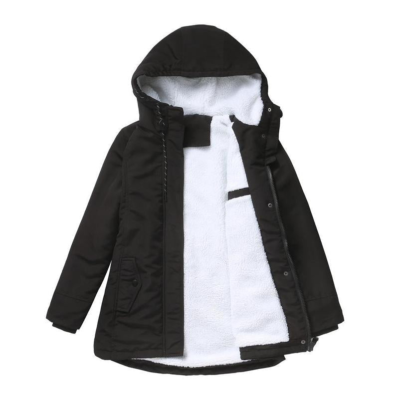 Liduina Cappotto Donna con Cappuccio e Trapuntatura, photo 3