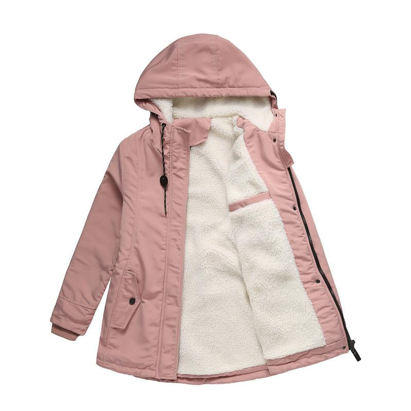 Liduina Cappotto Donna con Cappuccio e Trapuntatura, photo 4