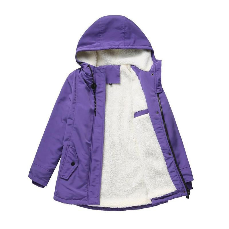 Liduina Cappotto Donna con Cappuccio e Trapuntatura, photo 7