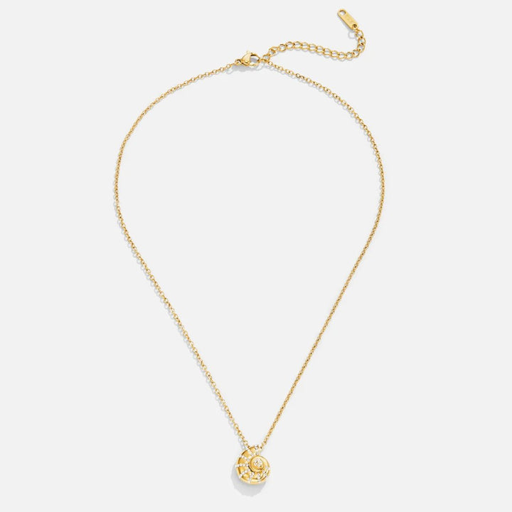 Collana con Ciondolo a Conchiglia in Cristallo