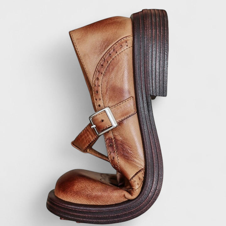 Elisa - Eleganza e Comfort Talon in Pelle