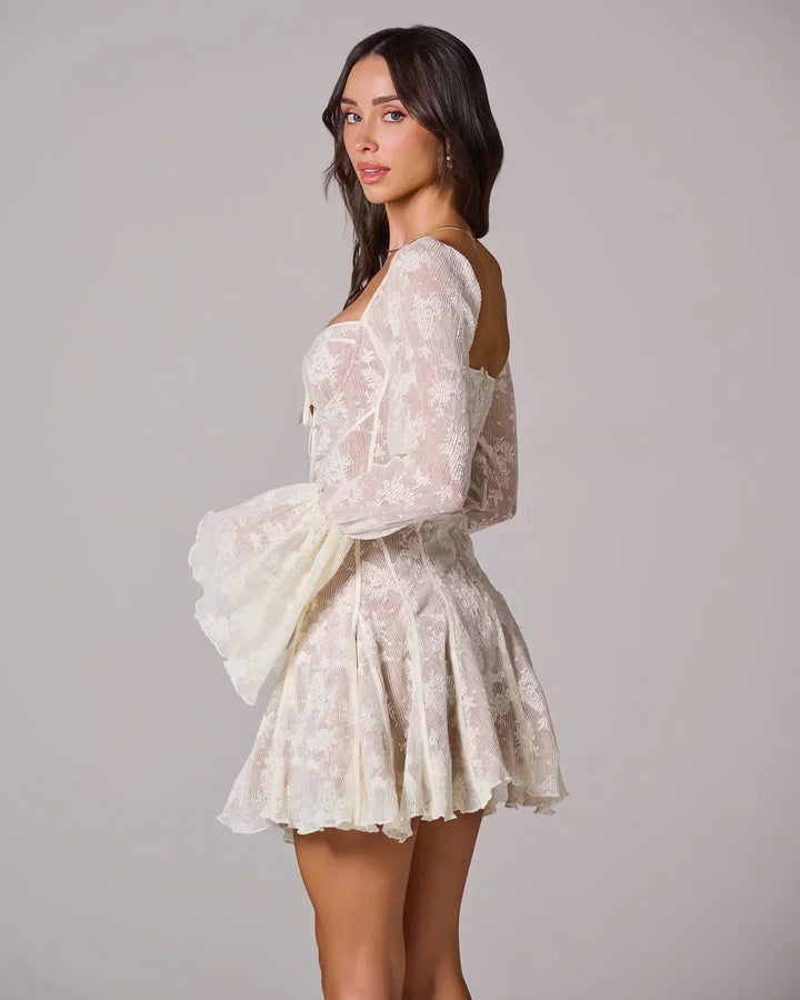 Vestito corto da donna in pizzo