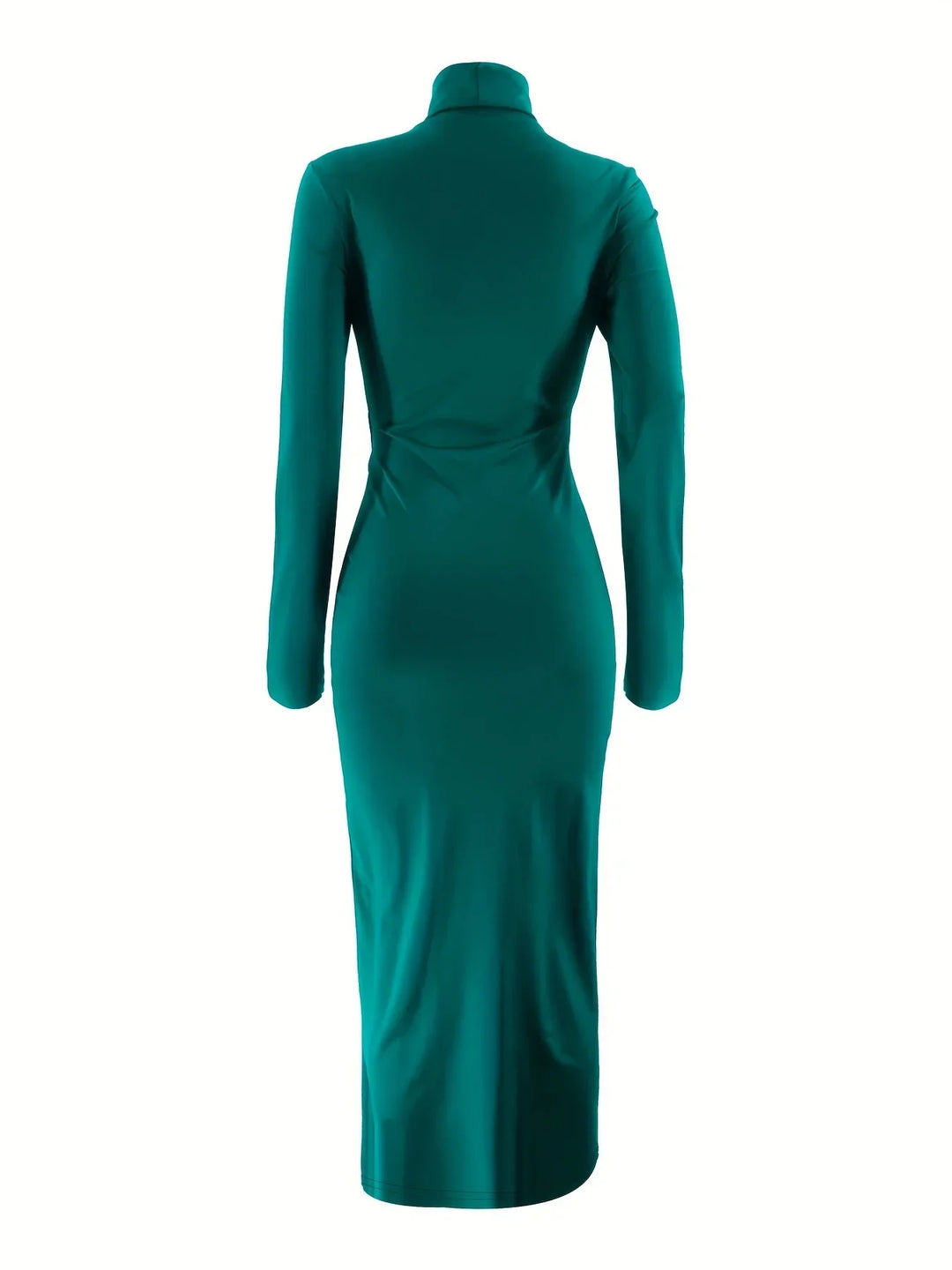 Vestito lungo donna collo alto per serate ed eventi