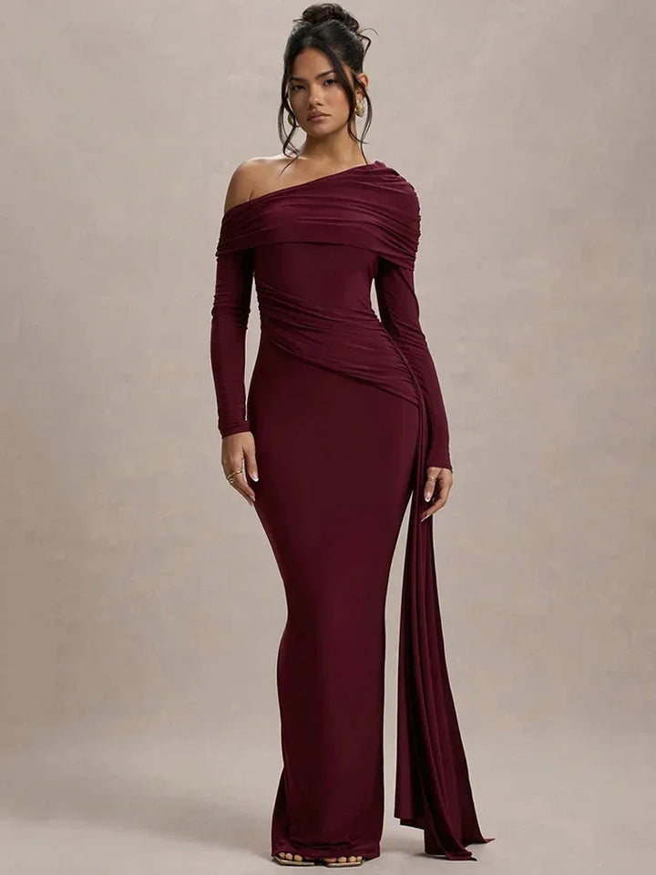Vestito lungo donna Spalle scoperte con strascico