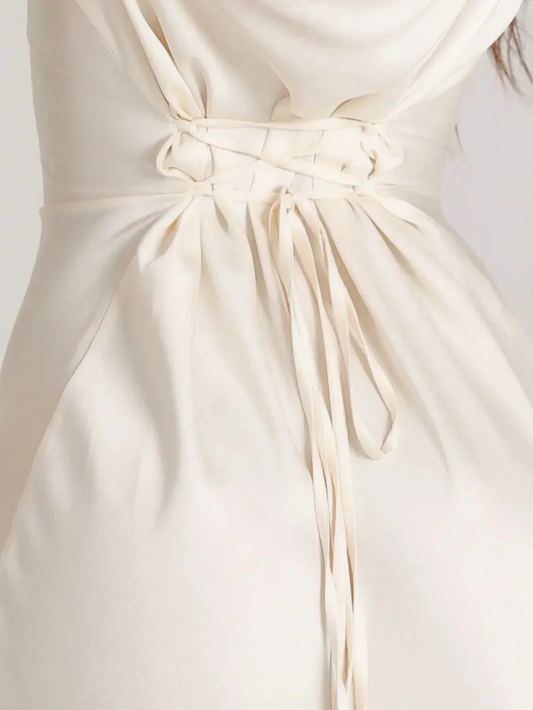 Vestito maxi da donna a maniche lunghe per invitata a matrimonio