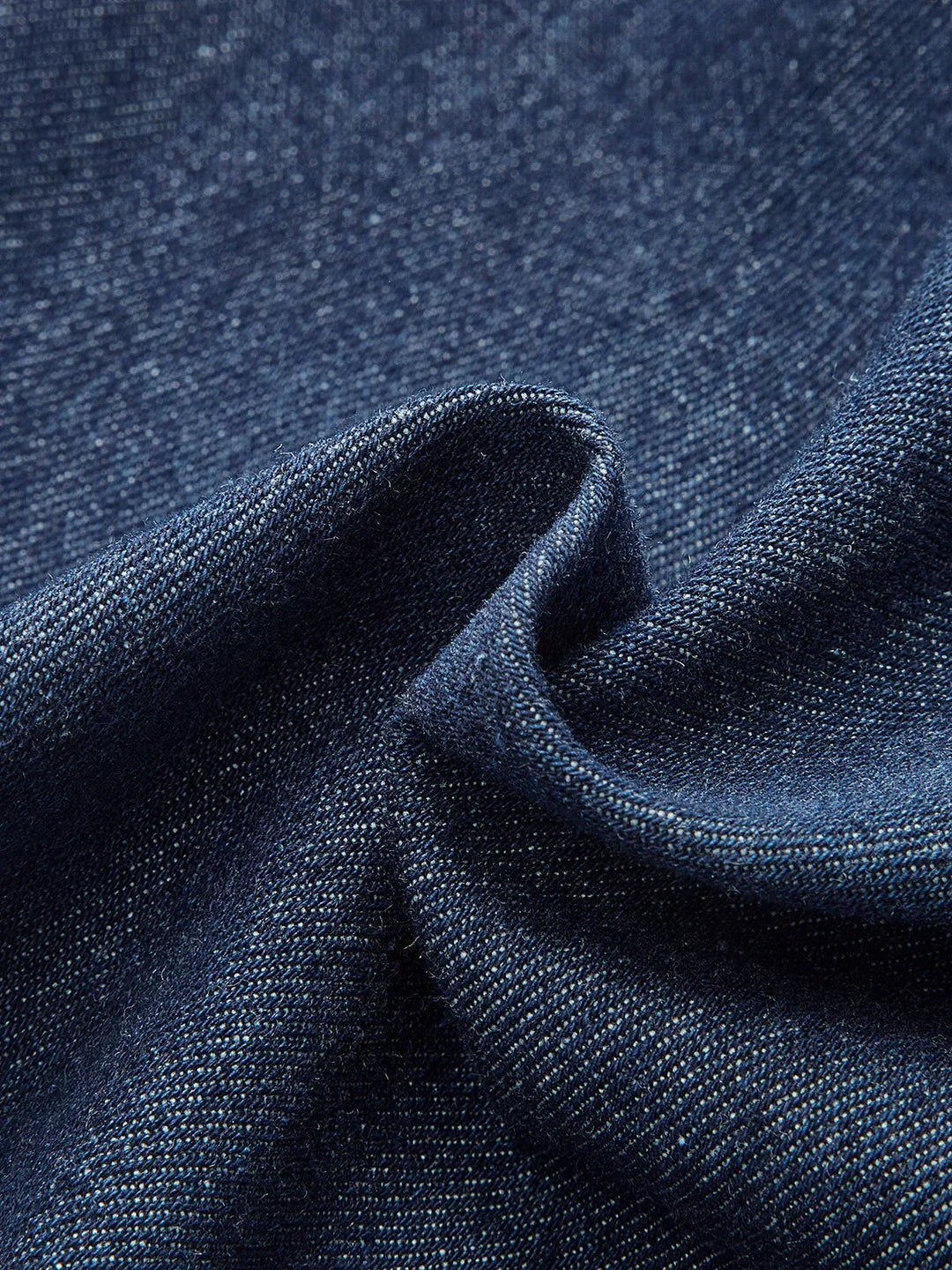 Abito midi in jeans blu scuro abbottonato scollo a V senza maniche per ufficio estate