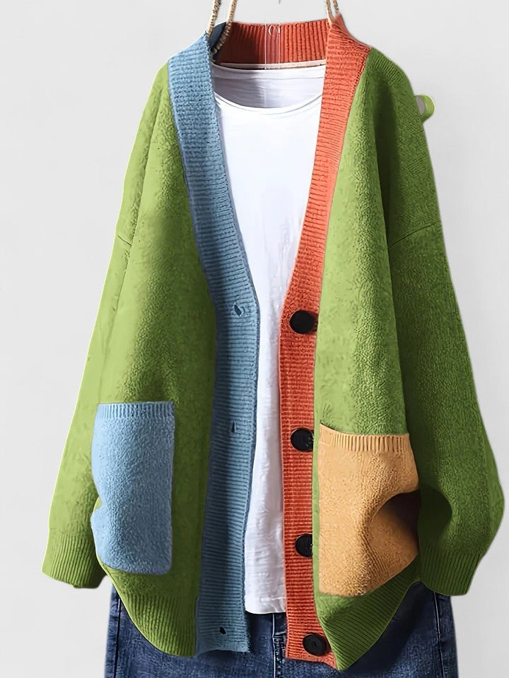 Rosamaria Cardigan Donna dalla Vestibilità Morbida con Bottoni e Tasche, photo 3