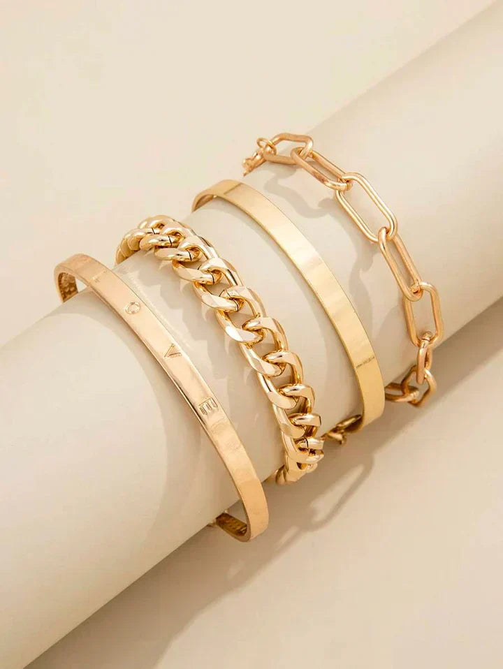 Set Bracciali Élan Mercer in Oro Bianco