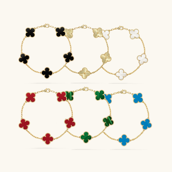 Bracciali Quadrifoglio Confezione da Sei