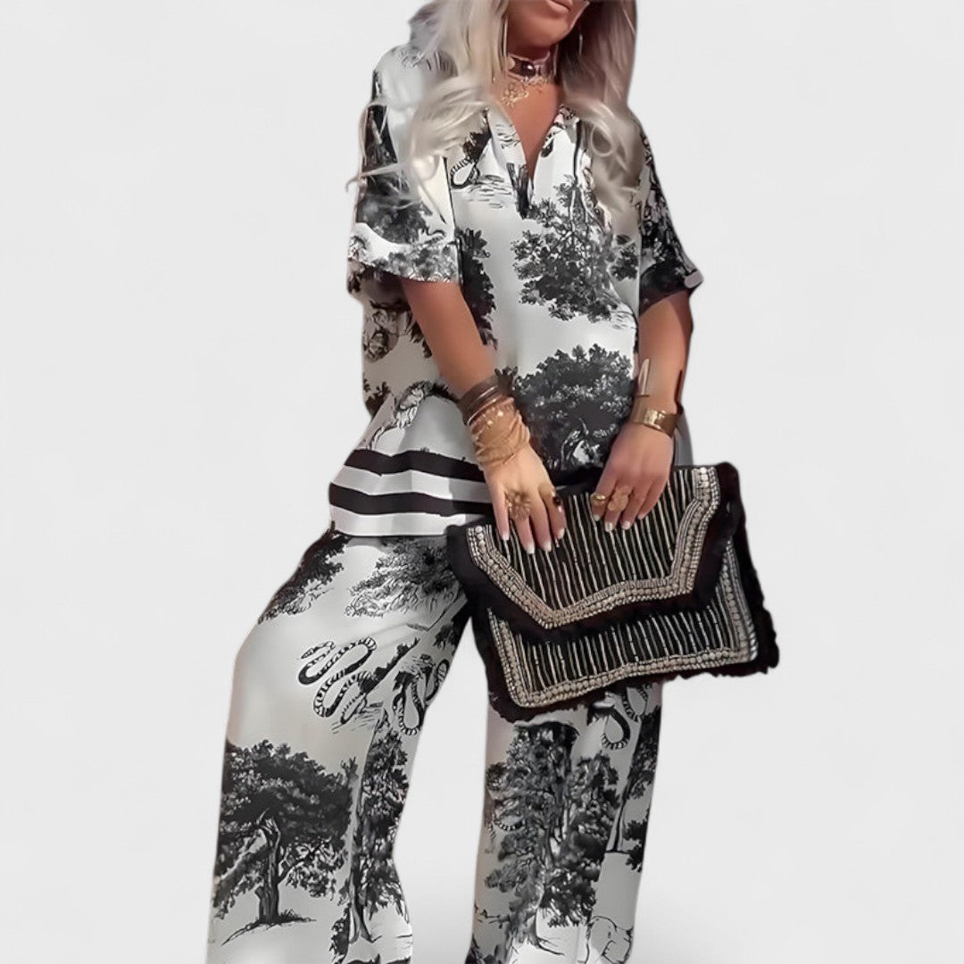 Giulia – Elegante Completo Estivo a Due Pezzi