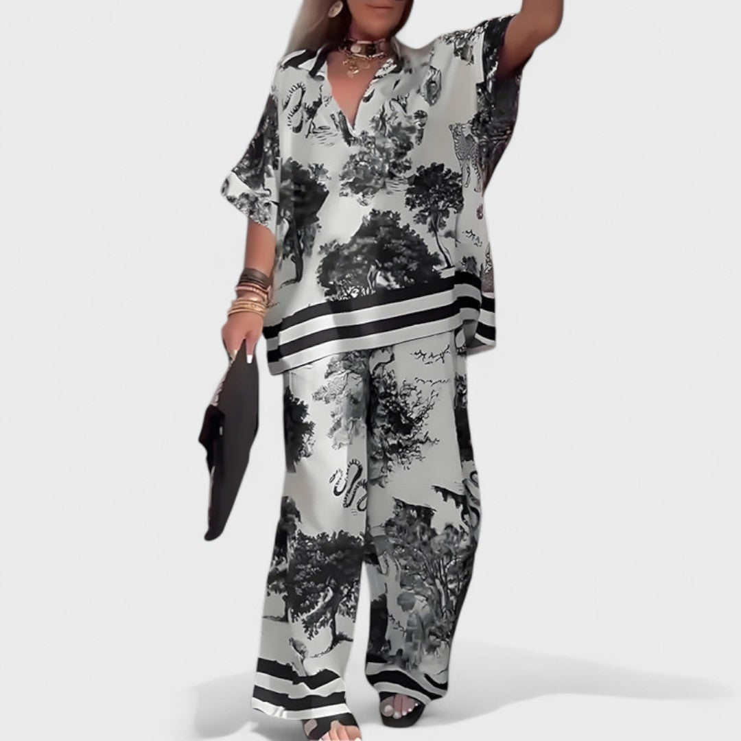 Giulia – Elegante Completo Estivo a Due Pezzi