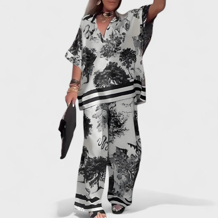 Giulia – Elegante Completo Estivo a Due Pezzi