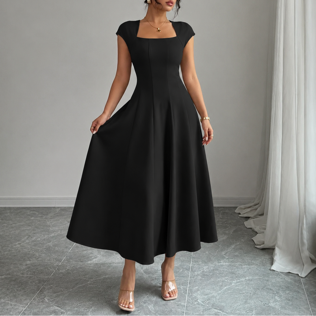 Violante Abito Donna in Raso con Scollo Quadrato, photo 13