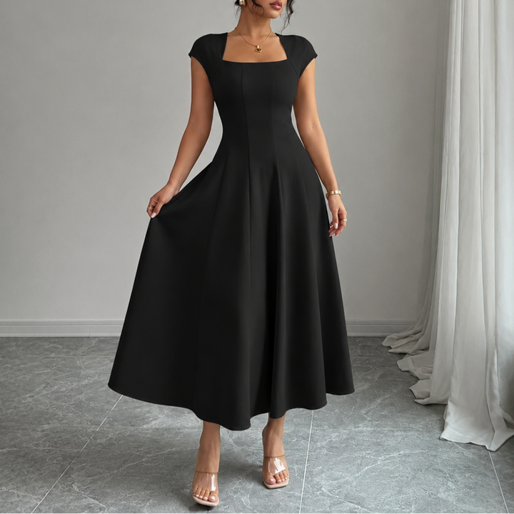 Violante Abito Donna in Raso con Scollo Quadrato, photo 13