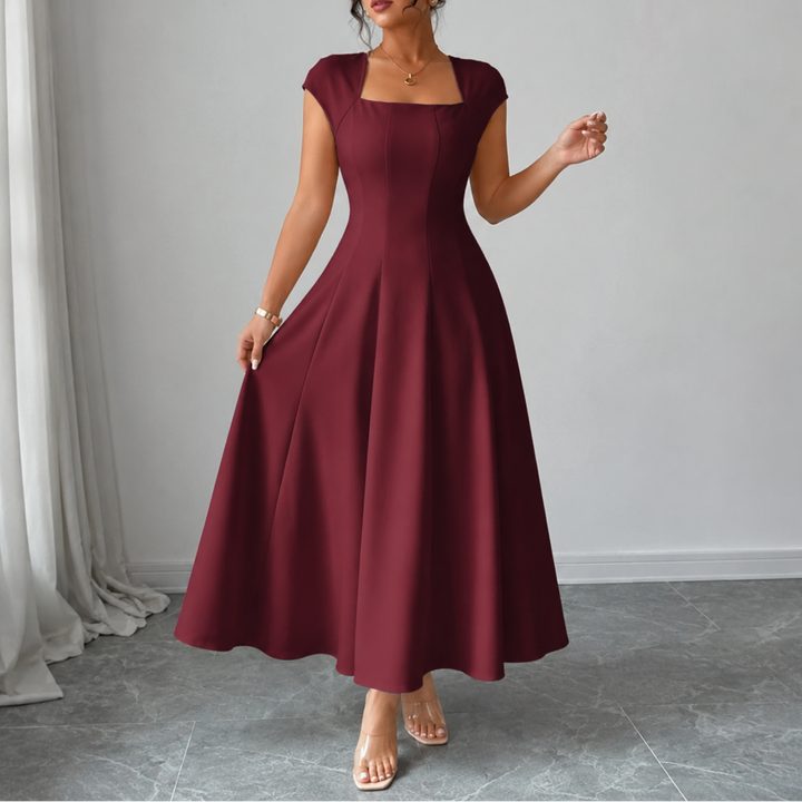 Violante Abito Donna in Raso con Scollo Quadrato, photo 14